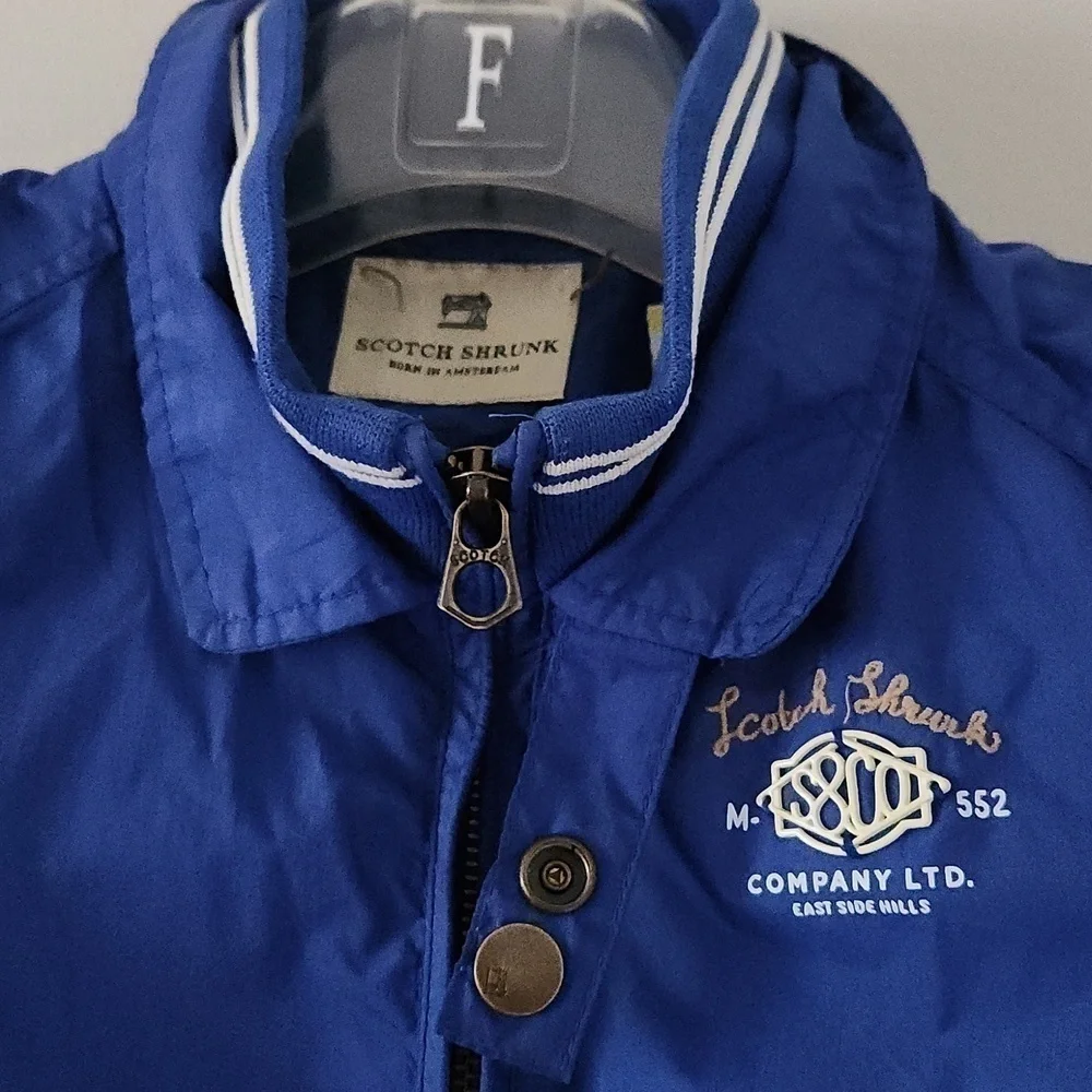 MAISON SCOTCH | Windbreaker jacket blue boys sz 6